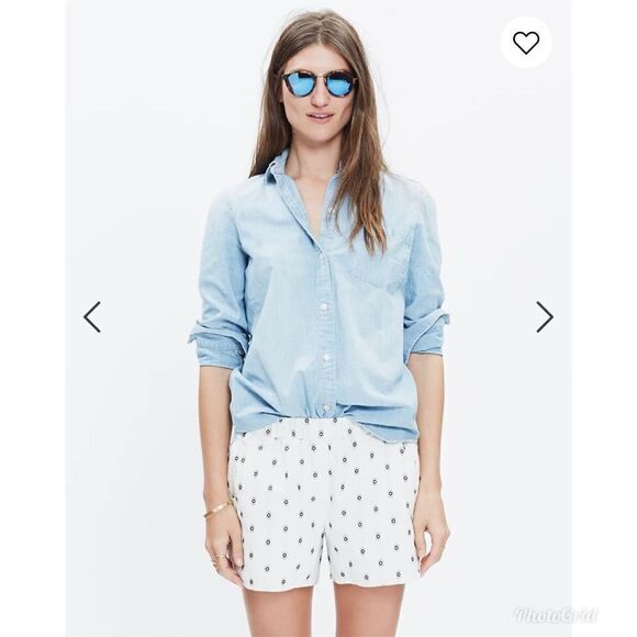MADEWELL Pull-On Shorts in Diamond Dot - Picture 1 of 10